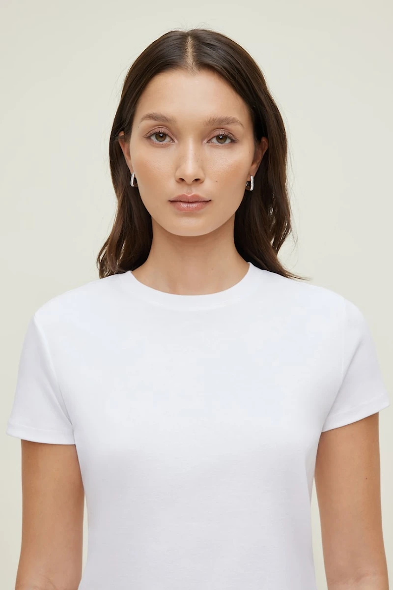 U Shaped Pavé Hoop Earrings