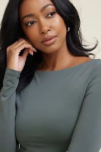 Nola Sculpt Long Sleeve Top