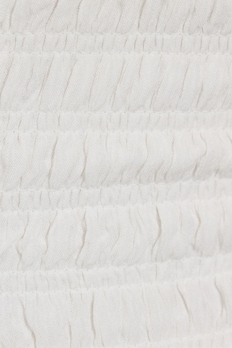 Combicourt smocké Ayla à col licou