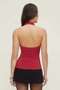 Sculpt Cowl Halter Top