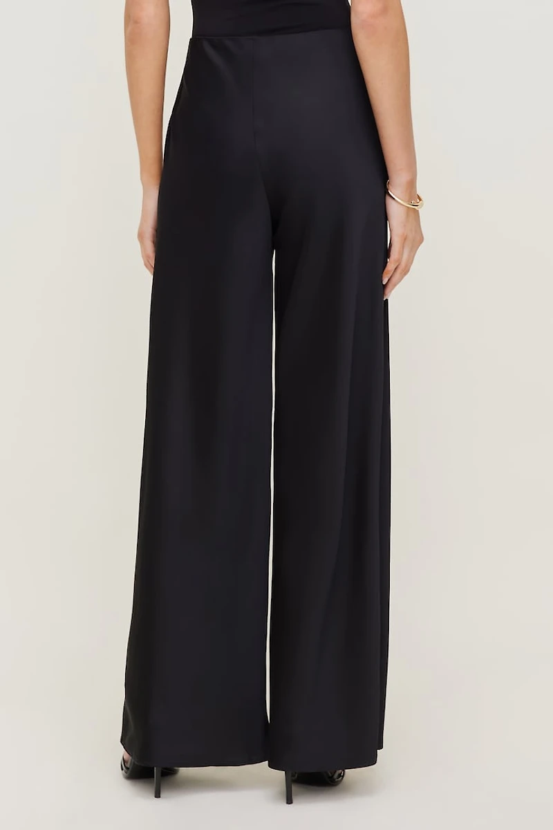 Izzy Wide Leg Satin Pants
