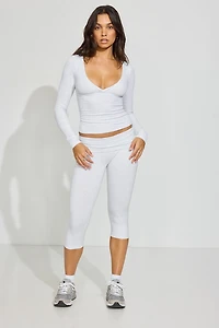 Crossover Long Sleeve Top