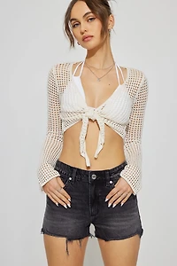 Classic Cut-Off Mom Jean Shorts