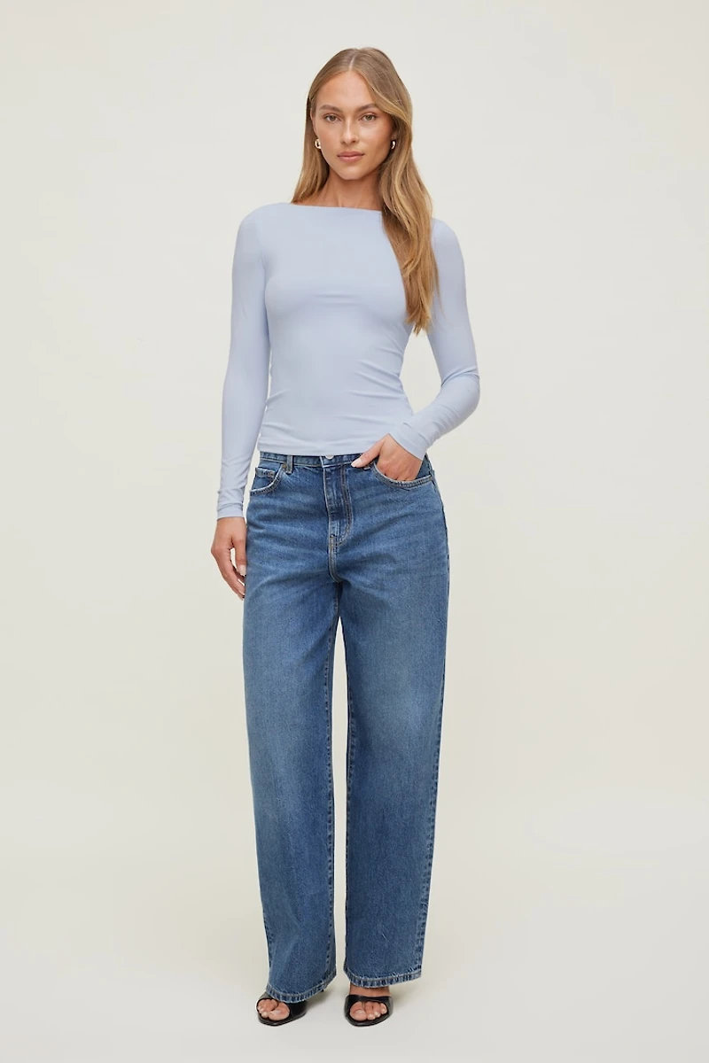 Nola Sculpt Long Sleeve Top