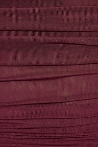 Haut en maille à manches longues épaules dégagées