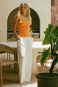 Leo Wide Leg Linen Pants