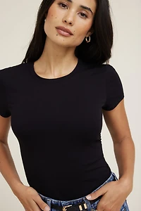 Fitted Jersey T Shirt