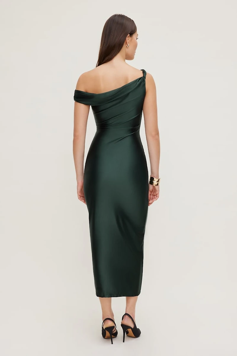 Jayde Stretch Satin Maxi Dress