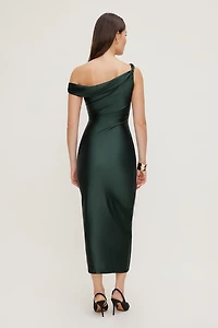Jayde Stretch Satin Maxi Dress