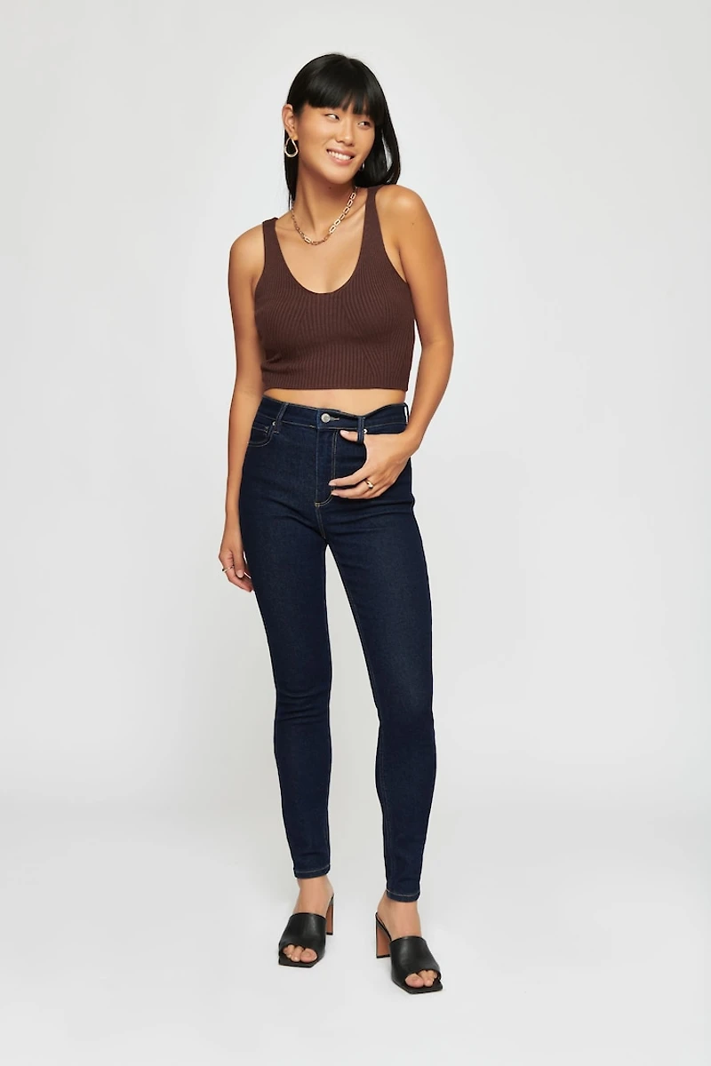 Jean skinny Kate à taille haute