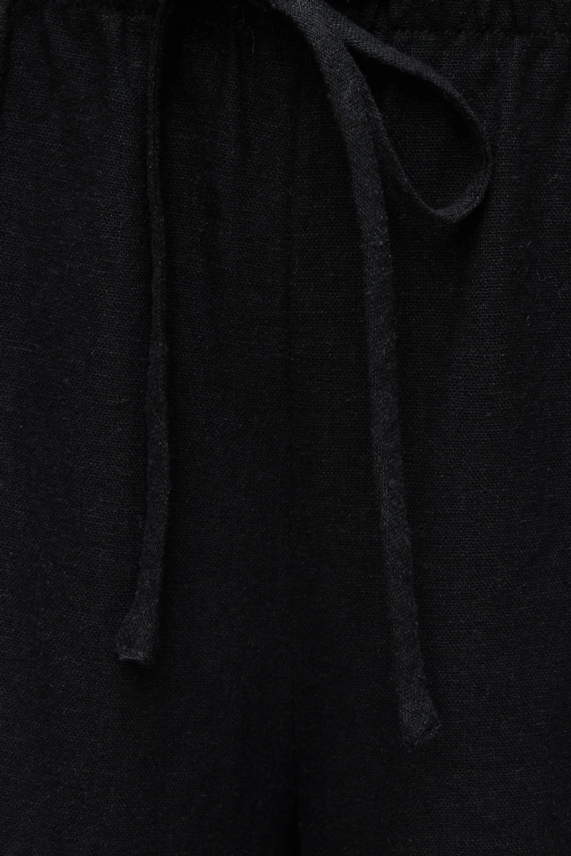 Leo Linen Wide Leg Pants