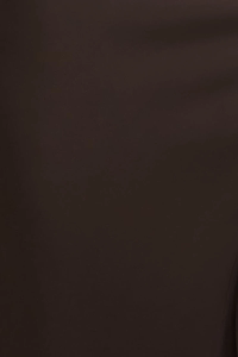 Jupe maxi à fente en satin