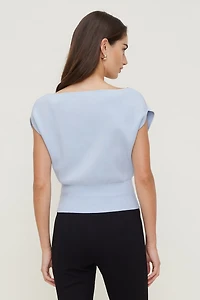 Chandail à col bateau