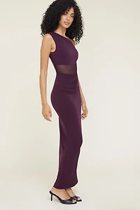 Sheer Sculpt Maxi Dress