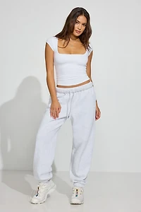 Smooth Open Neck Tee