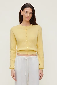 Cardigan à col rond Rebecca