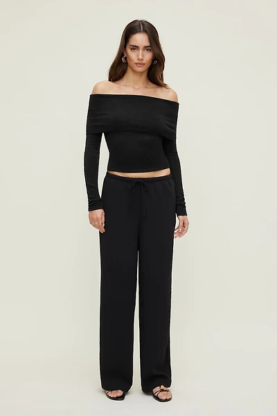 Off Shoulder Sweater