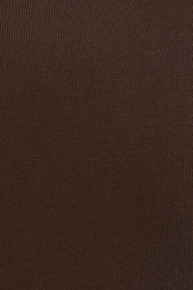 Draped Wide Boat Neck Top