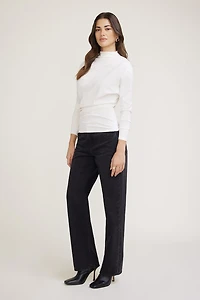 Draped Long Sleeve Top