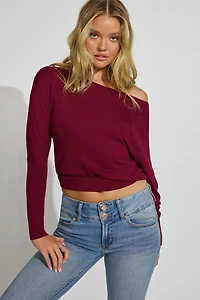 Chandail fin asymétrique Rae