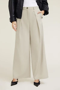 Pleated Wide Leg Pants