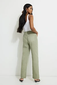 Mika Mid Rise Relaxed Straight Leg Jeans