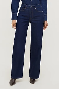 Heidi Stretch High Rise Wide Leg Jeans