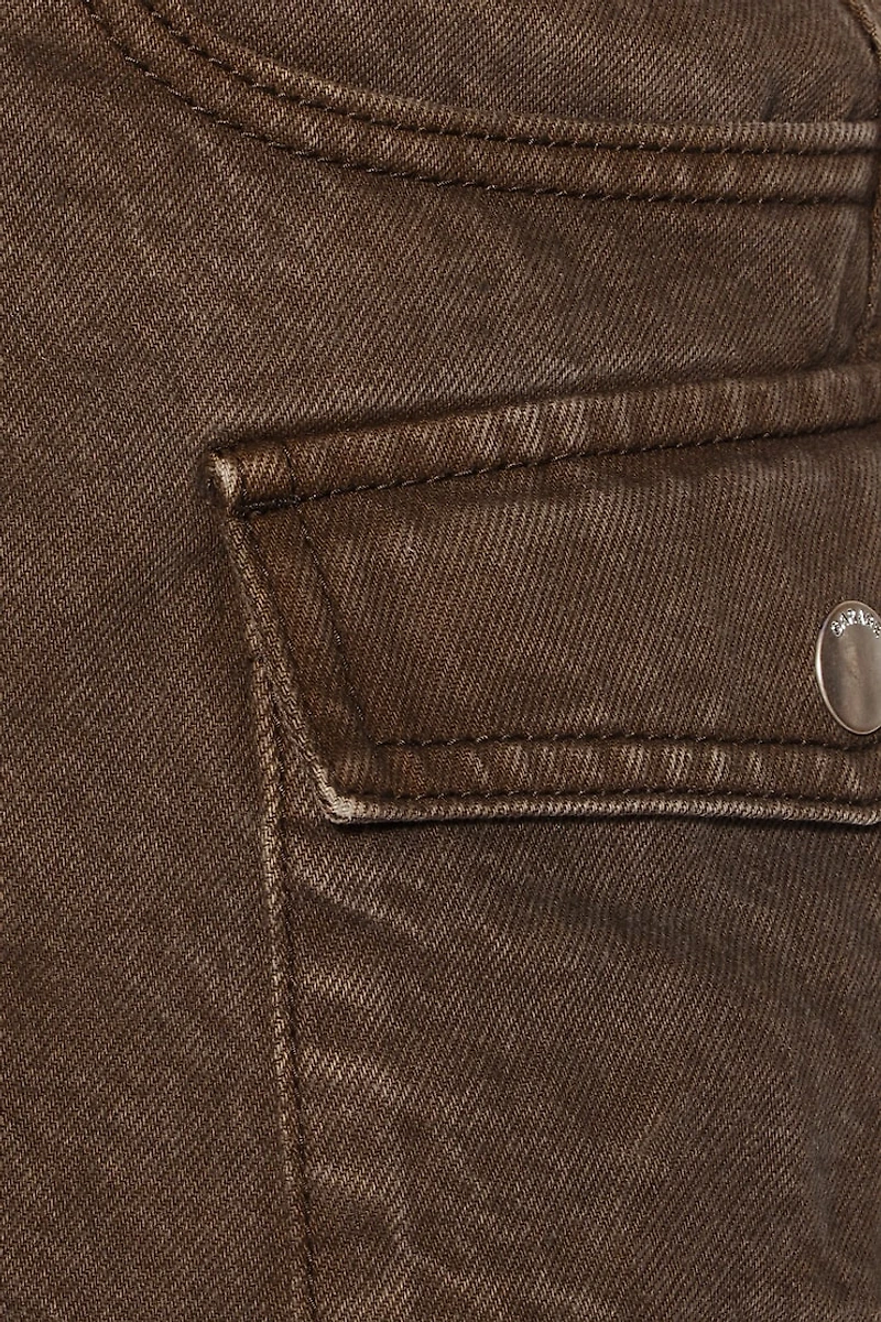 Microjupe-short cargo