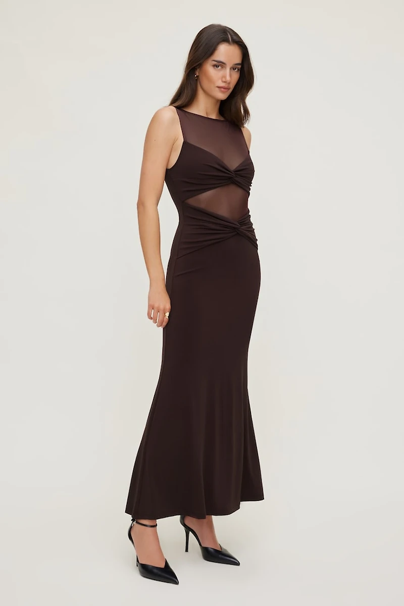 Sculpt Twisted Maxi Dress