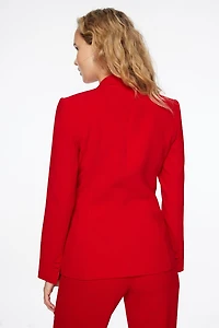 Fitted Double Breasted Blazer