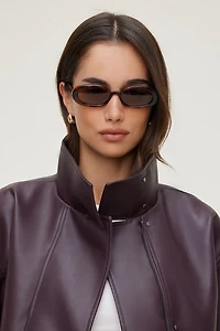 LE SPECS | Outta Love Oval Sunglasses