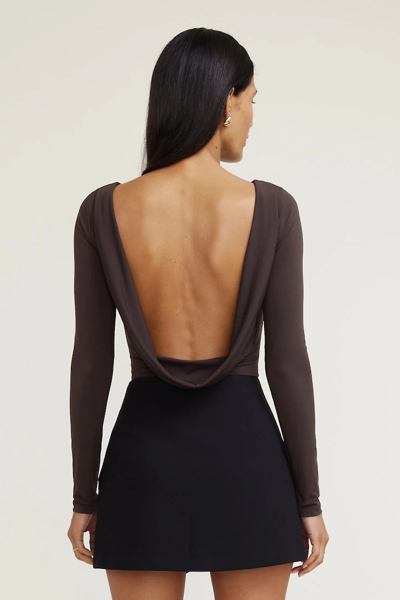 Sculpt Cowl Back Bodysuit