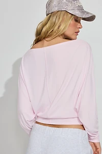 Smooth Dolman Boatneck Top