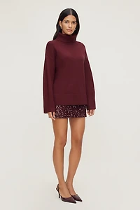 Kylie Sequin Mini Skirt