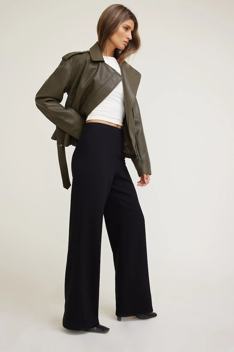 Clean Wide Leg Pants