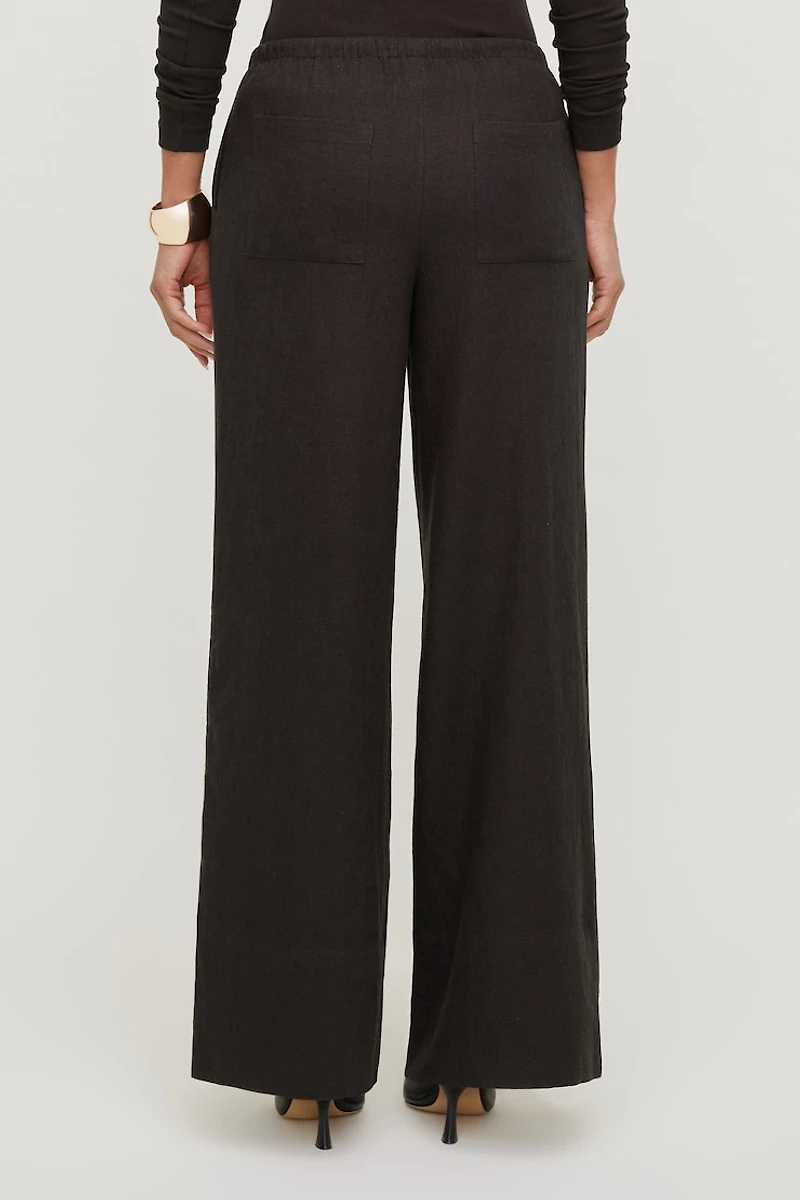 Leo Linen Wide Leg Pants