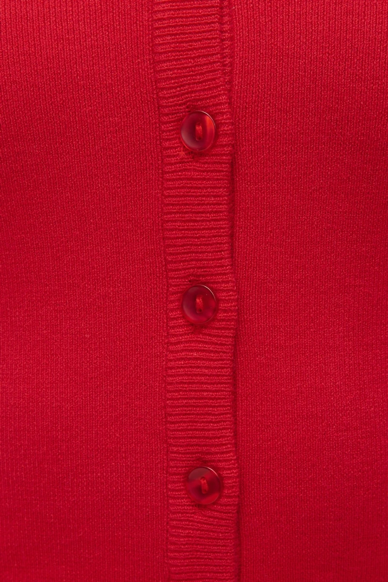 Cardigan à col rond Rebecca