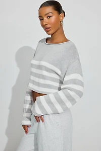 Chandail superdoux à col bateau