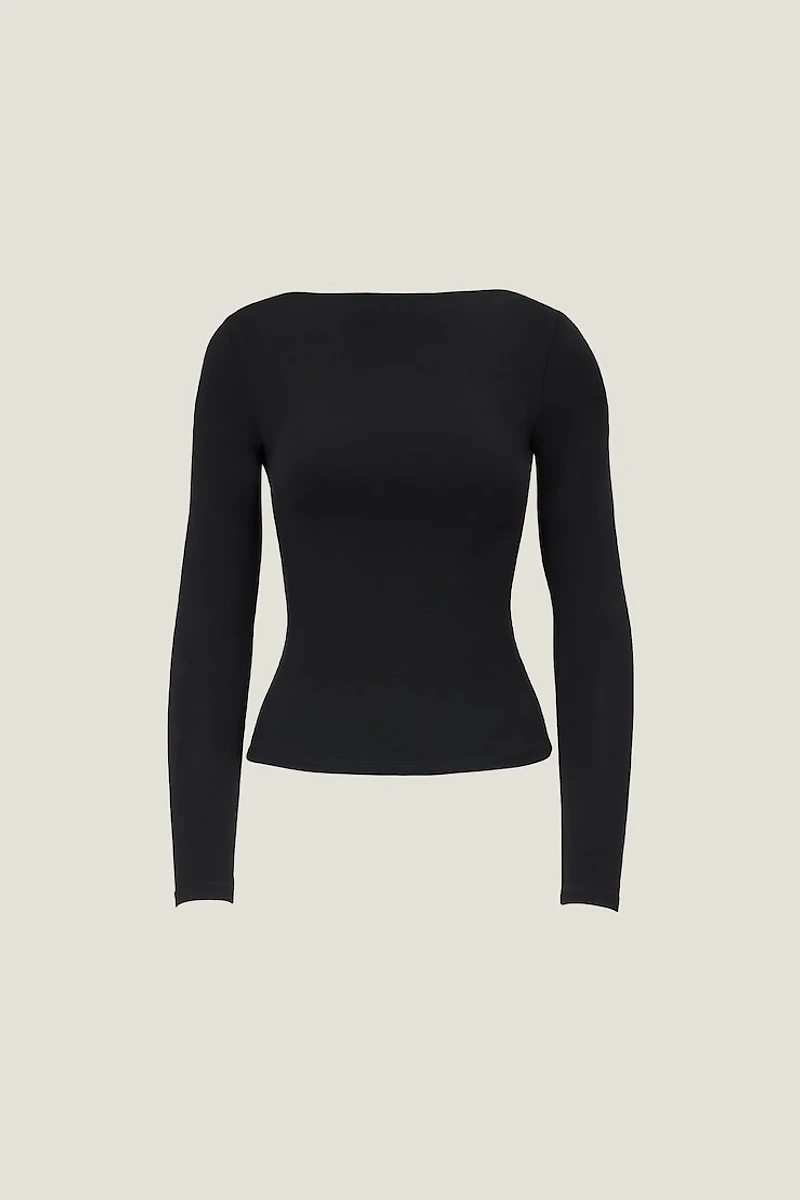 Nola Sculpt Long Sleeve Top