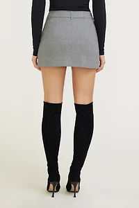 Minijupe-short en flanelle Josefine