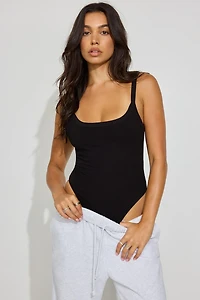 Binding Scoop Cami Bodysuit