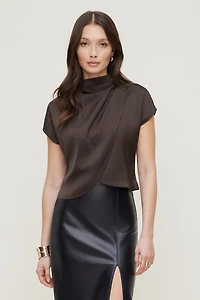 Ella Layered Satin Blouse
