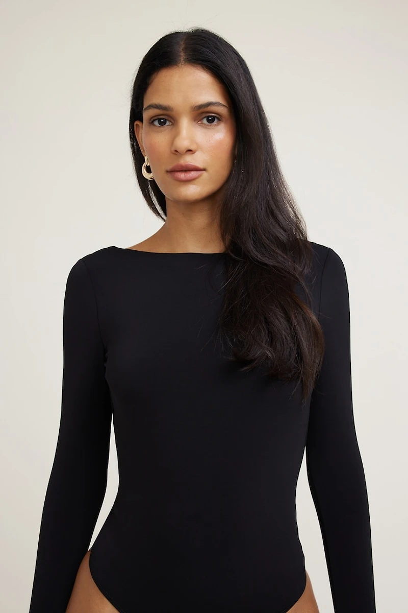 Sculpt Cowl Back Bodysuit