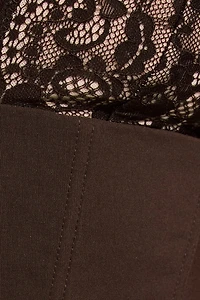 Hannah Lace Halter Corset Top