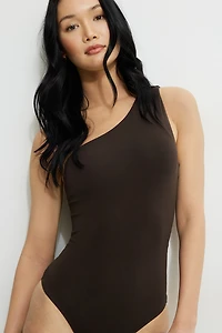 Single Shoulder Jersey Bodysuit
