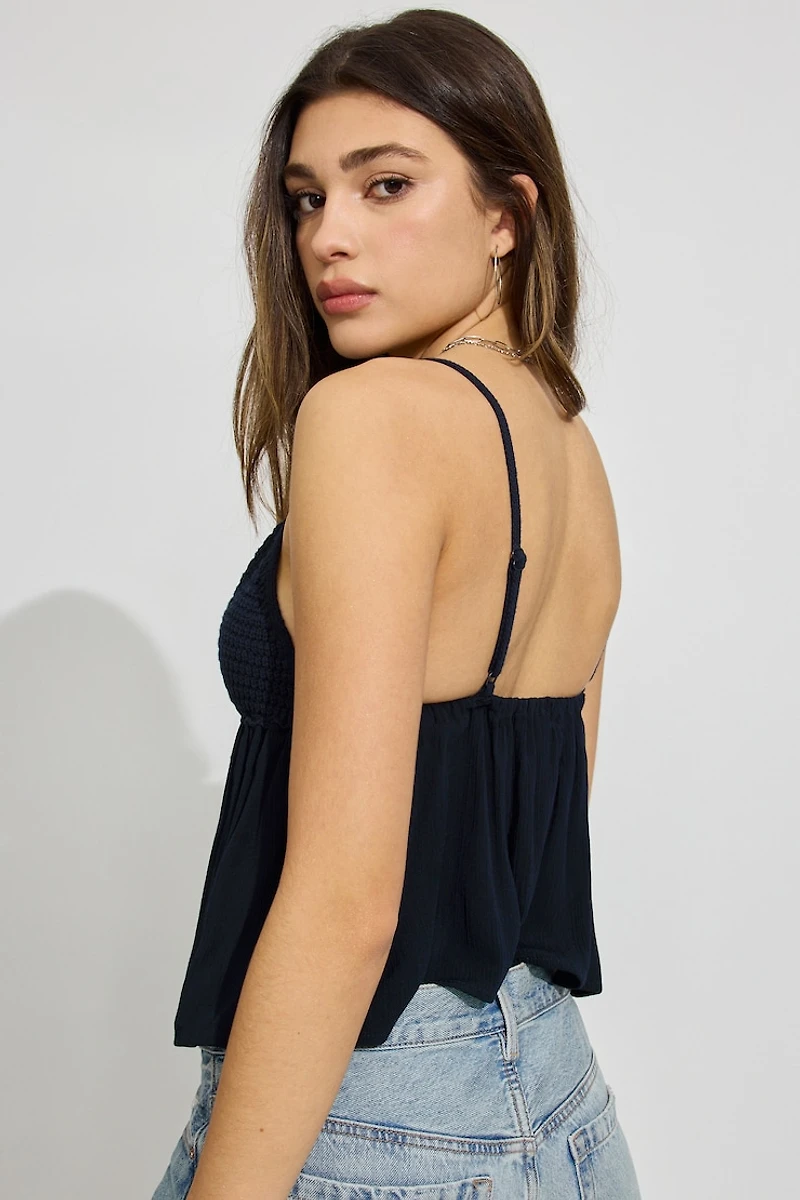 Mix Media Tank Top