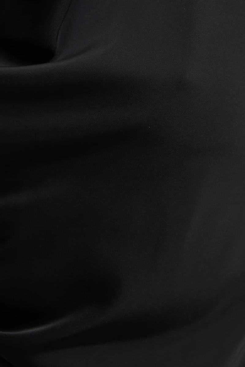 Halter Satin Mini Dress