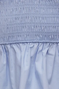 Haut à col licou en popeline Gemma