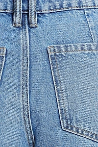 Jean décontracté à jambe courbée June