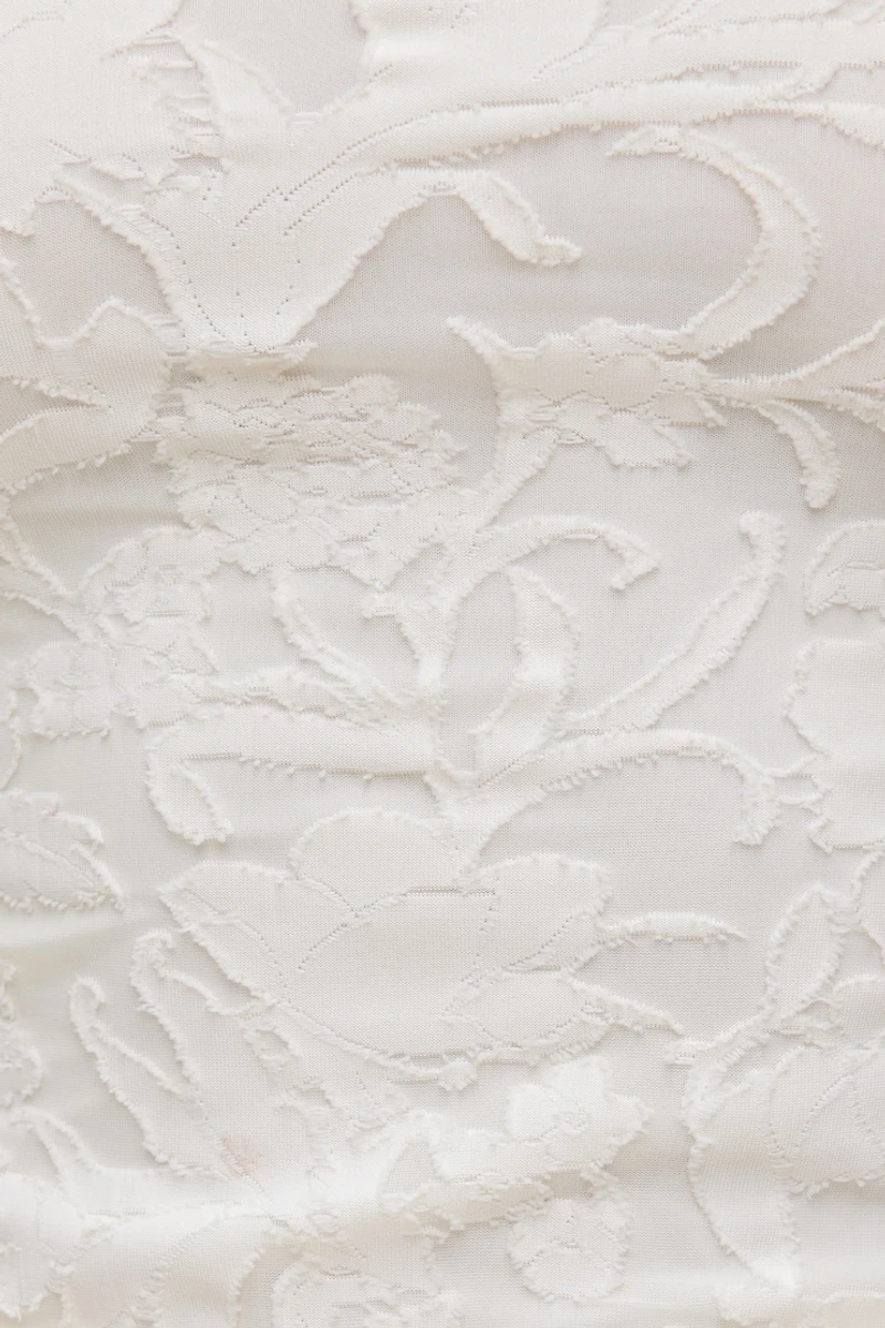 Nola Jacquard Long Sleeve Top